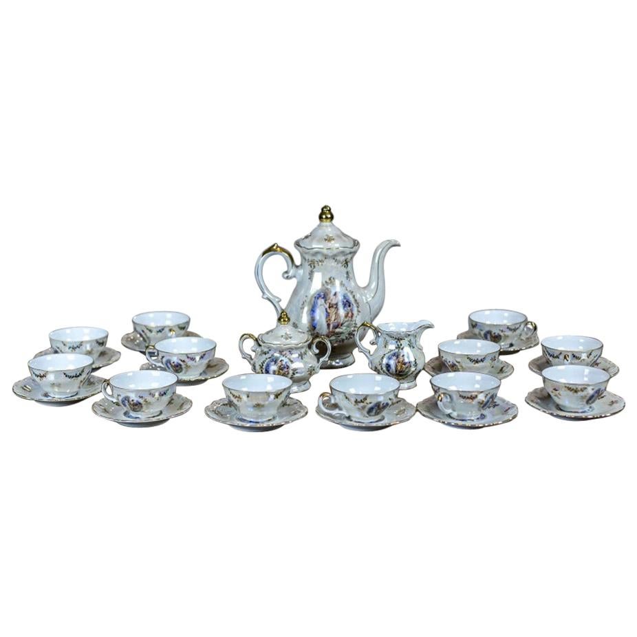 Porcelain Coffee Service / Gebrüder Winterling Porzellanfabrik For Sale