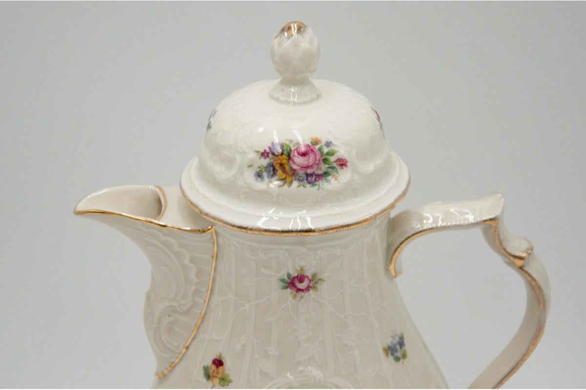 Porcelain Coffee Service, Rosenthal Sanssouci, 1946, 42 Pieces In Good Condition For Sale In Chorzów, PL