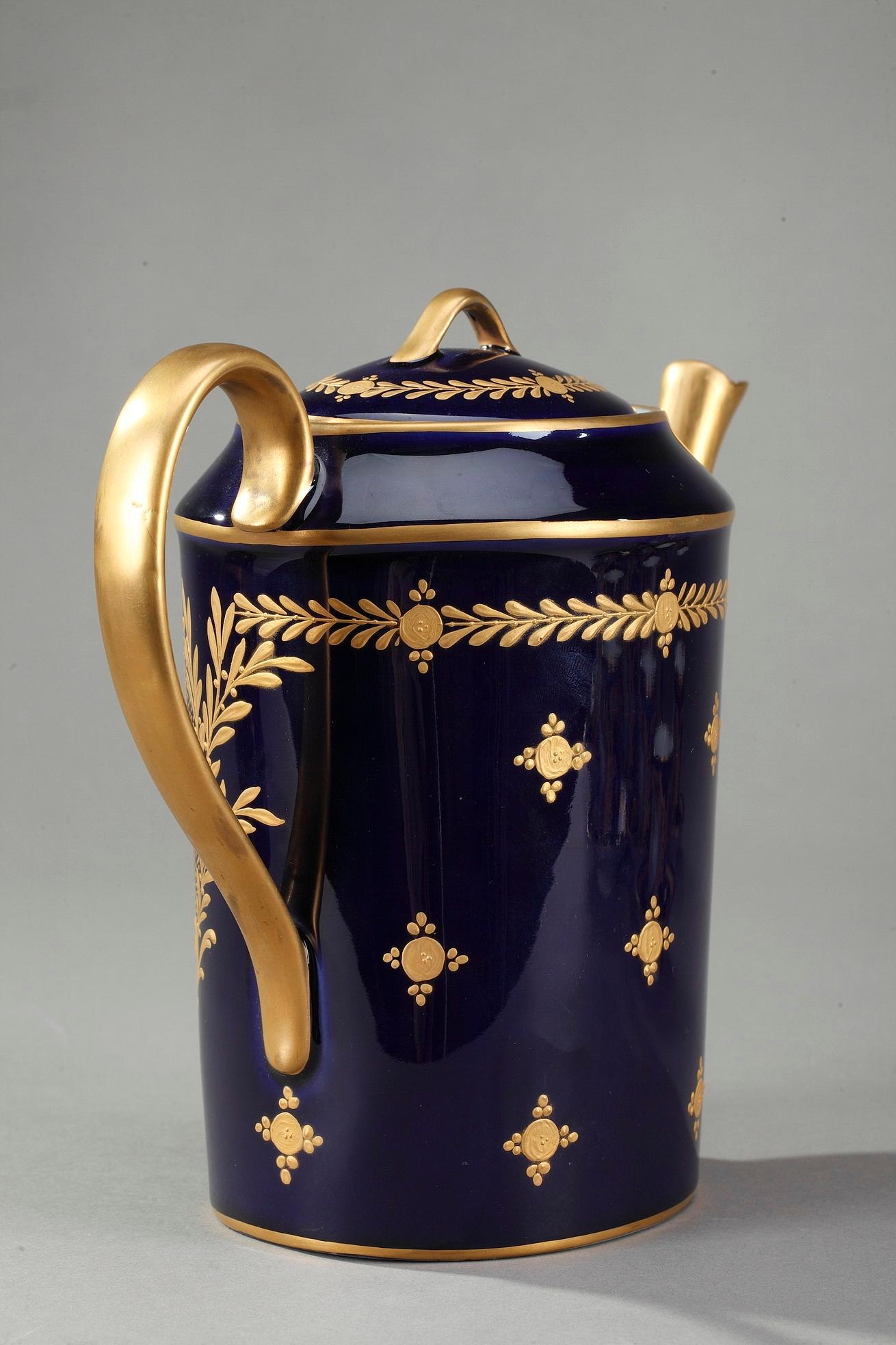 Porcelain Coffee Service with Mythological Scenes in Sevres Taste 7