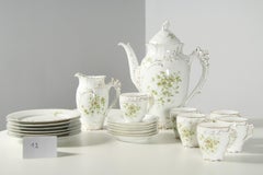 Service à café en porcelaine pour 6 personnes par Jaeger, Thomas & Co.