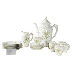 Juego de café de porcelana para 6 personas de Jaeger, Thomas & Co.