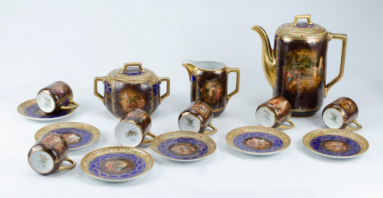 czech porcelain tea set