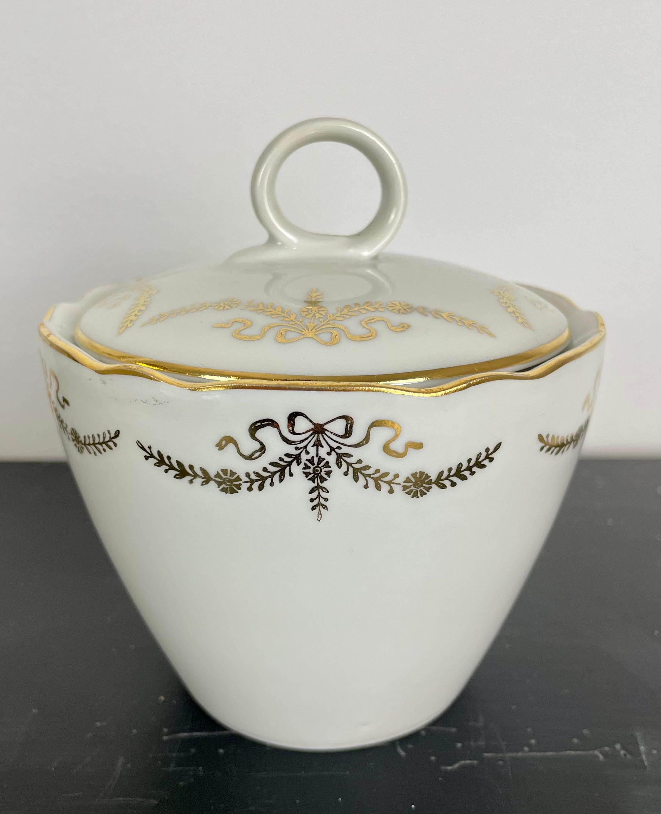 French porcelain Coffee / Tea Service for 10 People For Sale 5