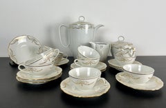 French porcelain Coffee / Tea Service for 10 People
