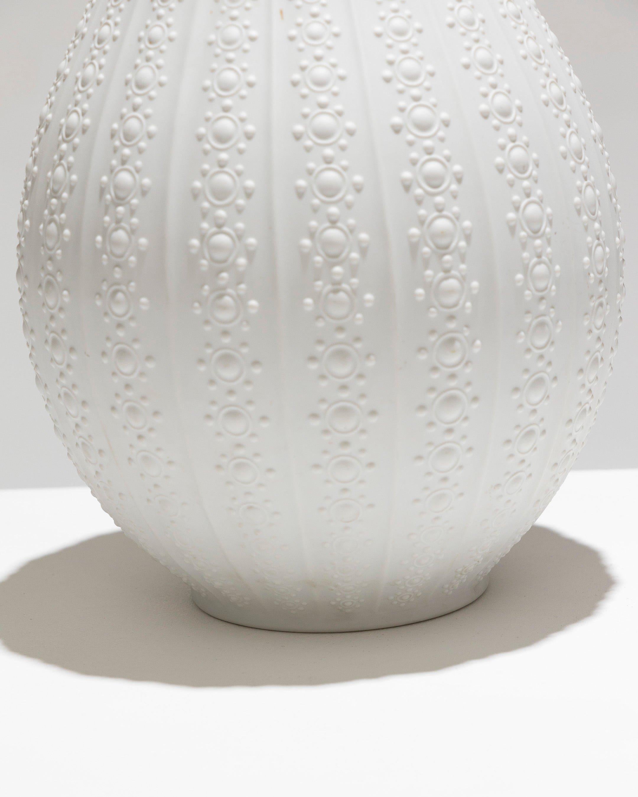 Jarrón alto de porcelana 
