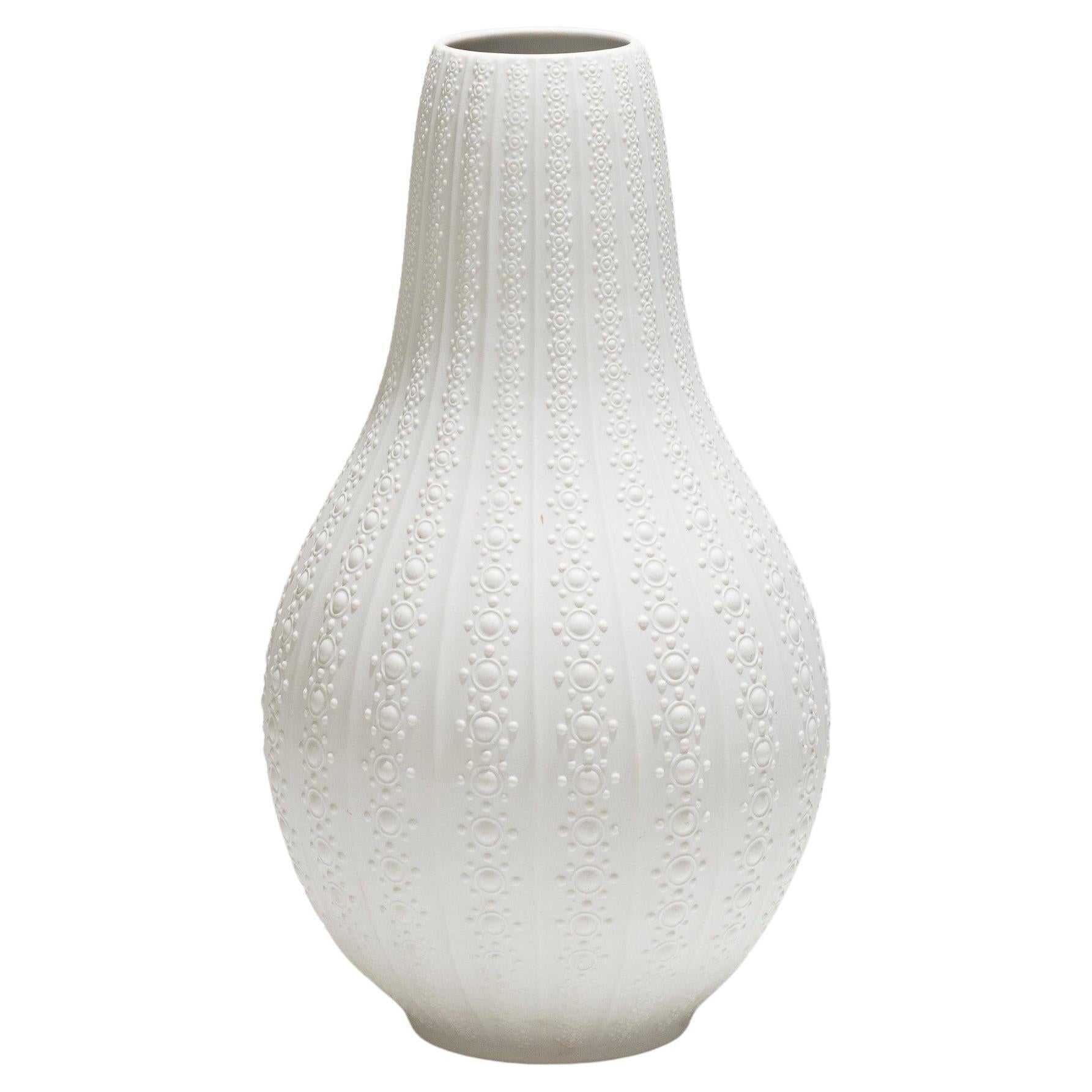 Jarrón alto de porcelana "Coloquinte", Heinrich Alemania, 1960S