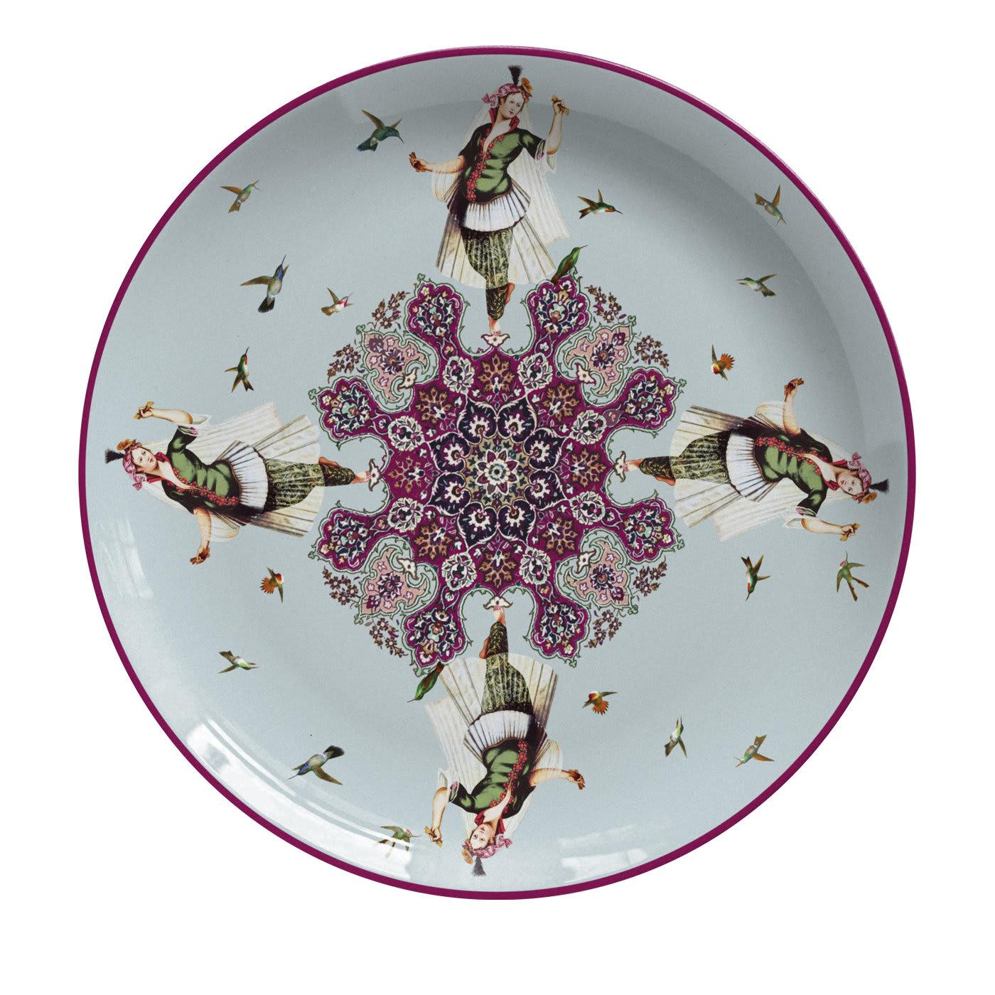 Porcelain Constantinople 11 Plate For Sale 4