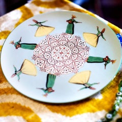 Porcelain Constantinople 2 Plate by Les Ottomans