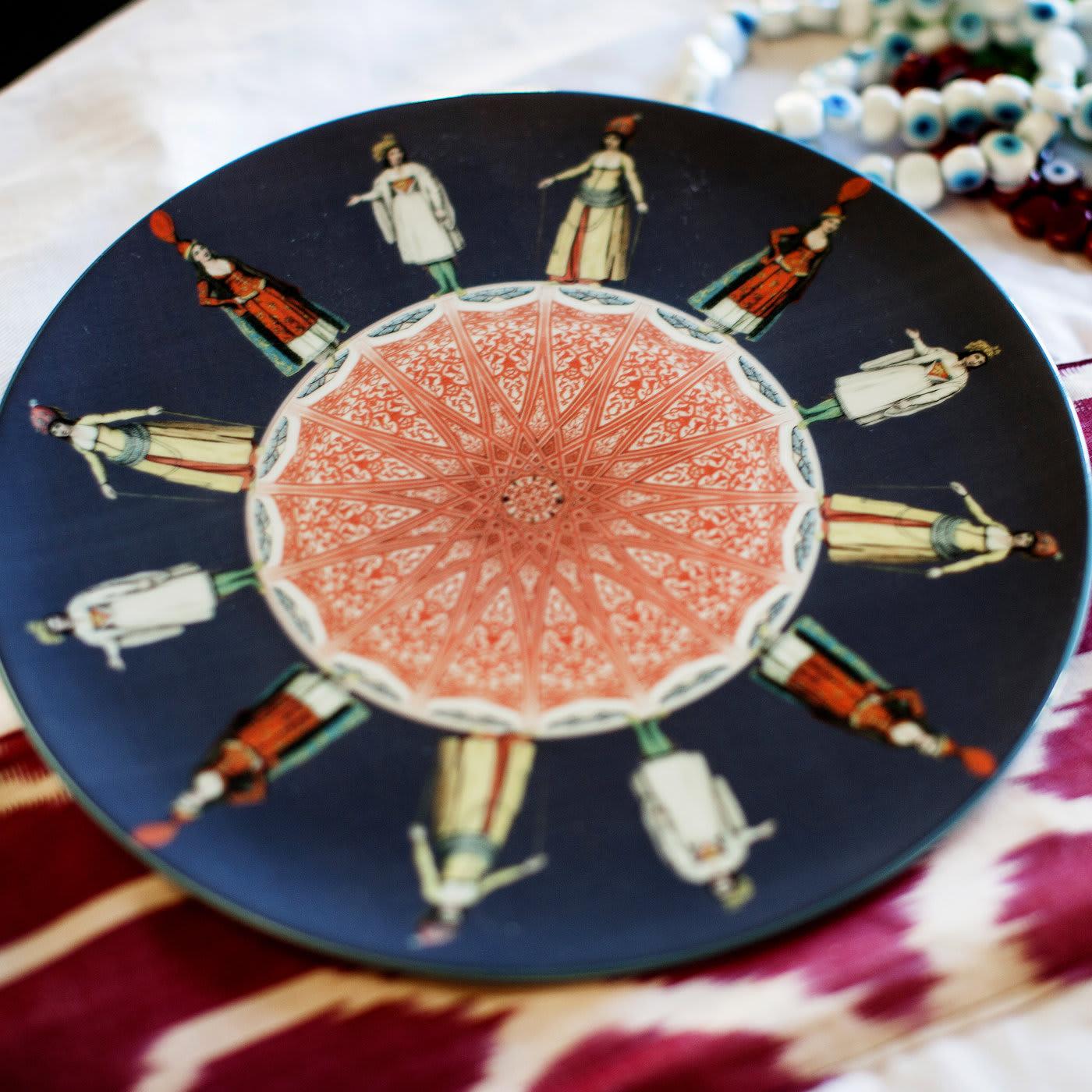 Porcelain Constantinople 6 Plate In New Condition For Sale In Milan, IT