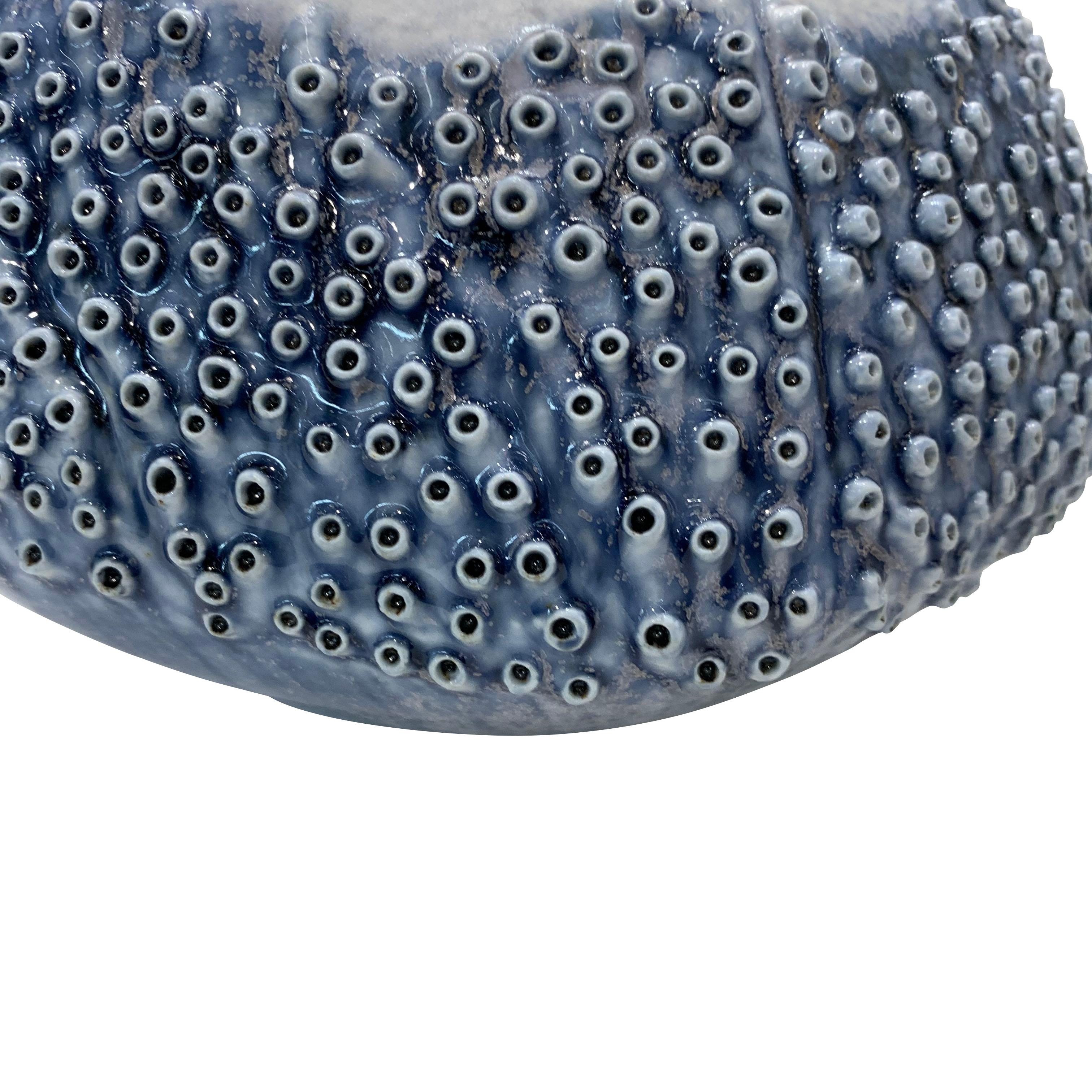 Italian Blue with White Sea Coral Motif Bowl, Italy, Contemporary