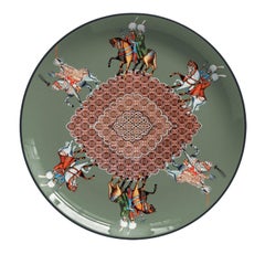 Porcelain Costantinople 12 Set of 2 Dessert Plates by Les Ottomans