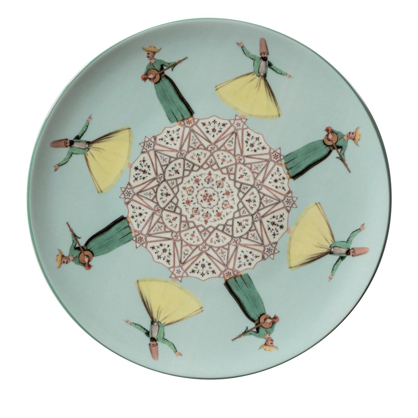 Porzellan Costantinople 2 Set aus 2 Desserttellern von Les Ottomans im Angebot 1