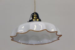 Porcelain Counterweight Lamp, 1910s