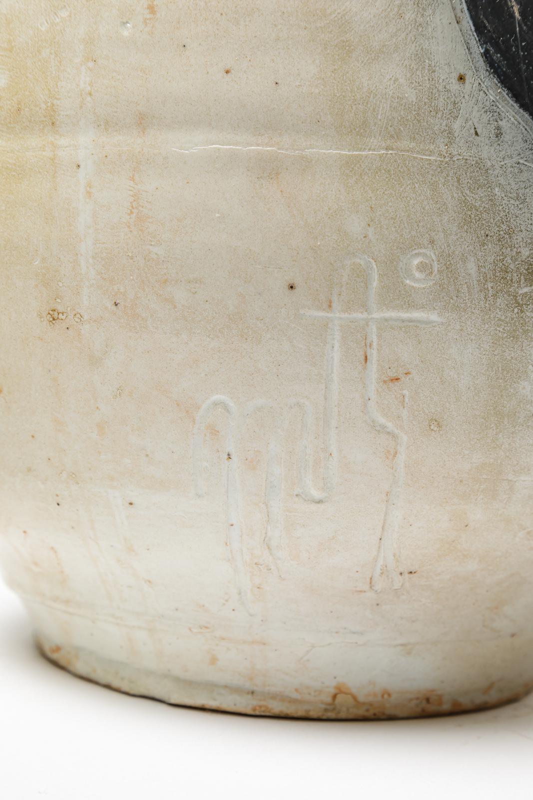 Vaso rivestito in porcellana di Georges Martin,  circa 1970-1980. In condizioni ottime in vendita a Saint-Ouen, FR