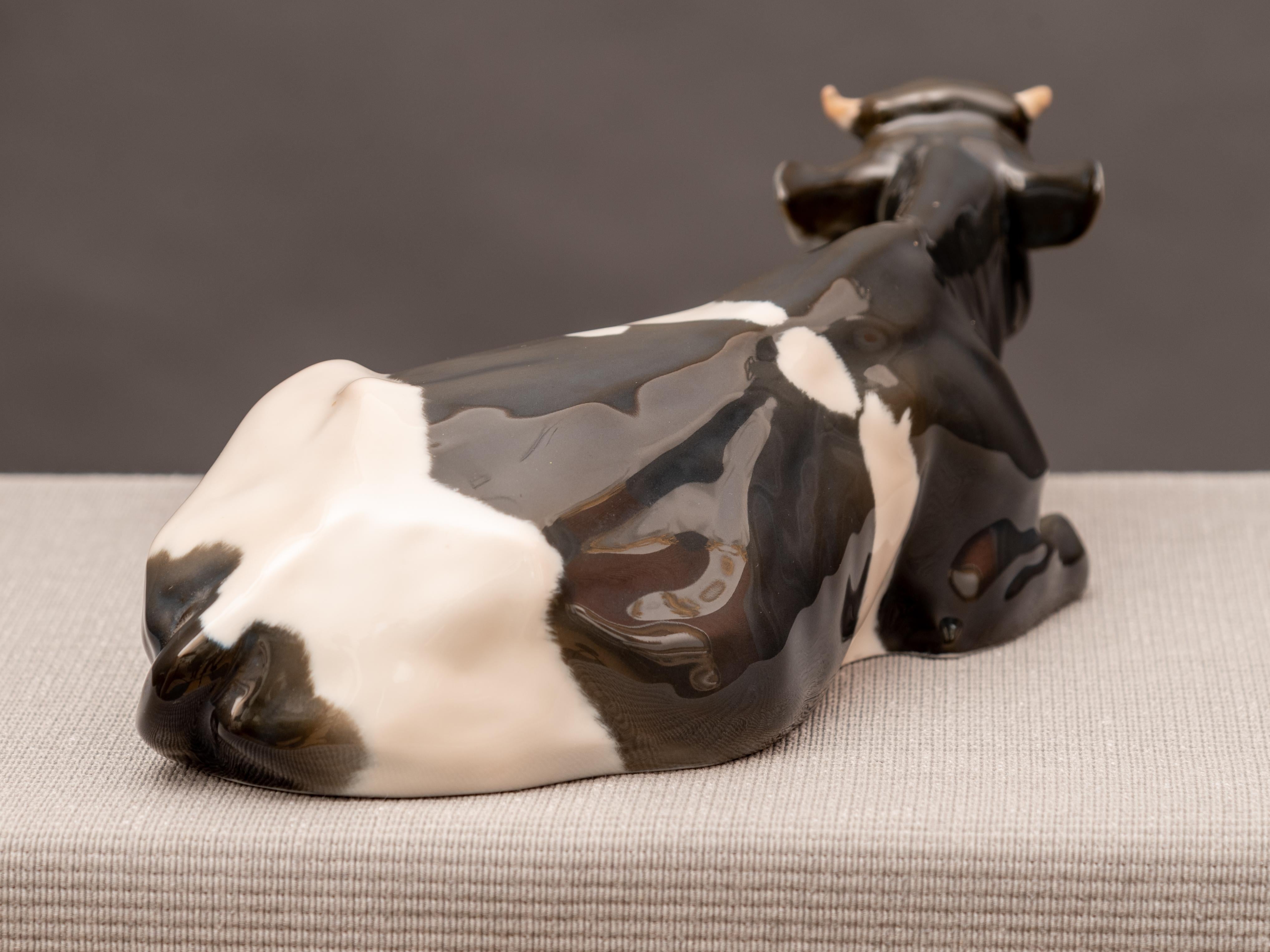 cow porcelain figurine