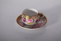 Porcelain Cup and Saucer, Design from Victorian Era