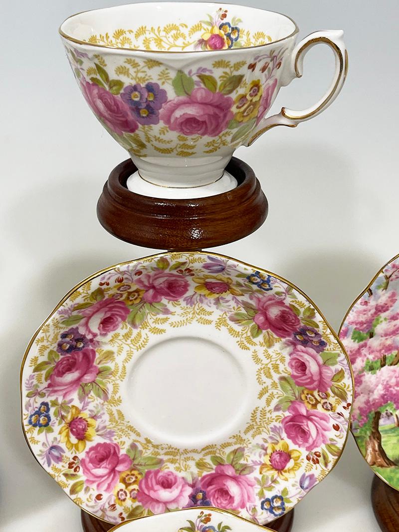 Porcelain cups and saucers from Royal Albert For Sale 7
