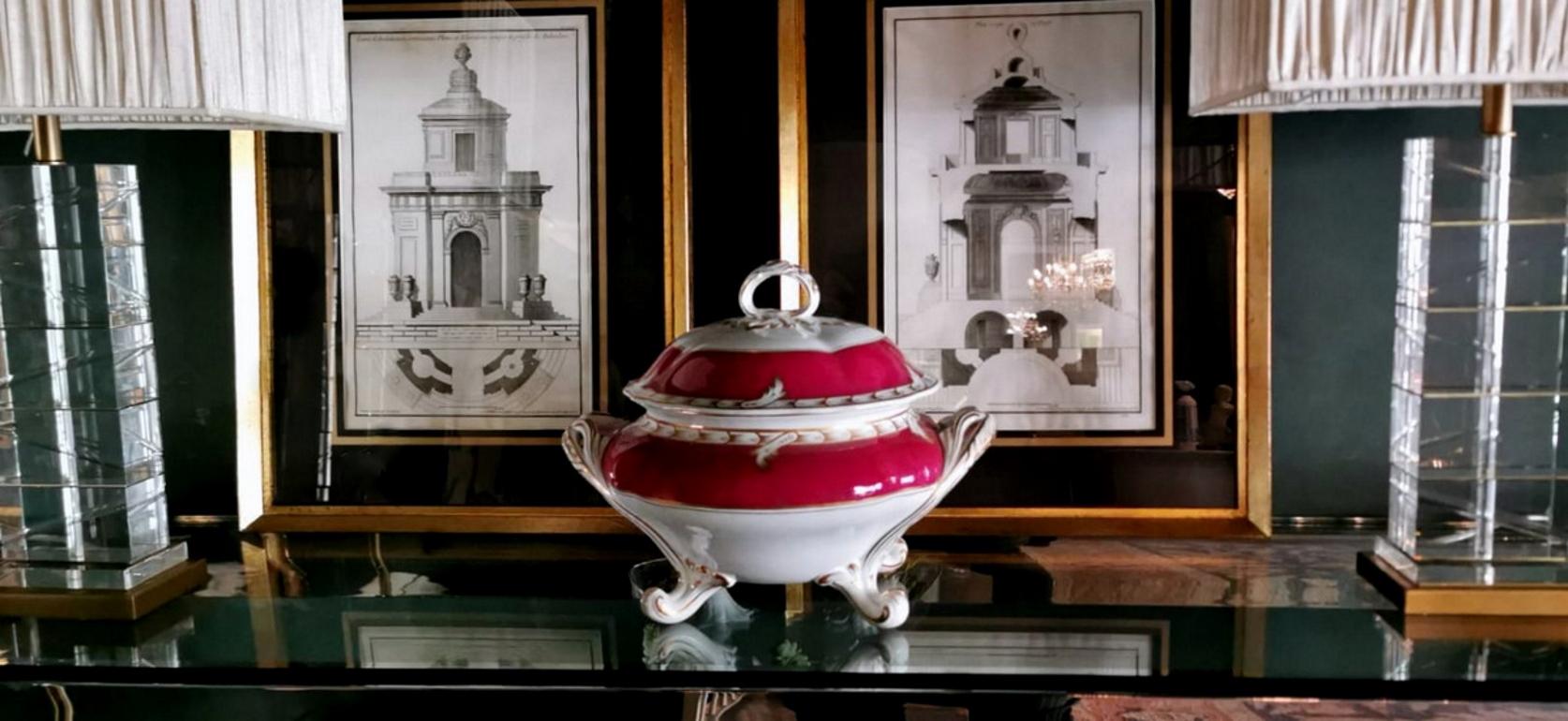 Porcelain De Paris Napoleon III French Soup Tureen 10