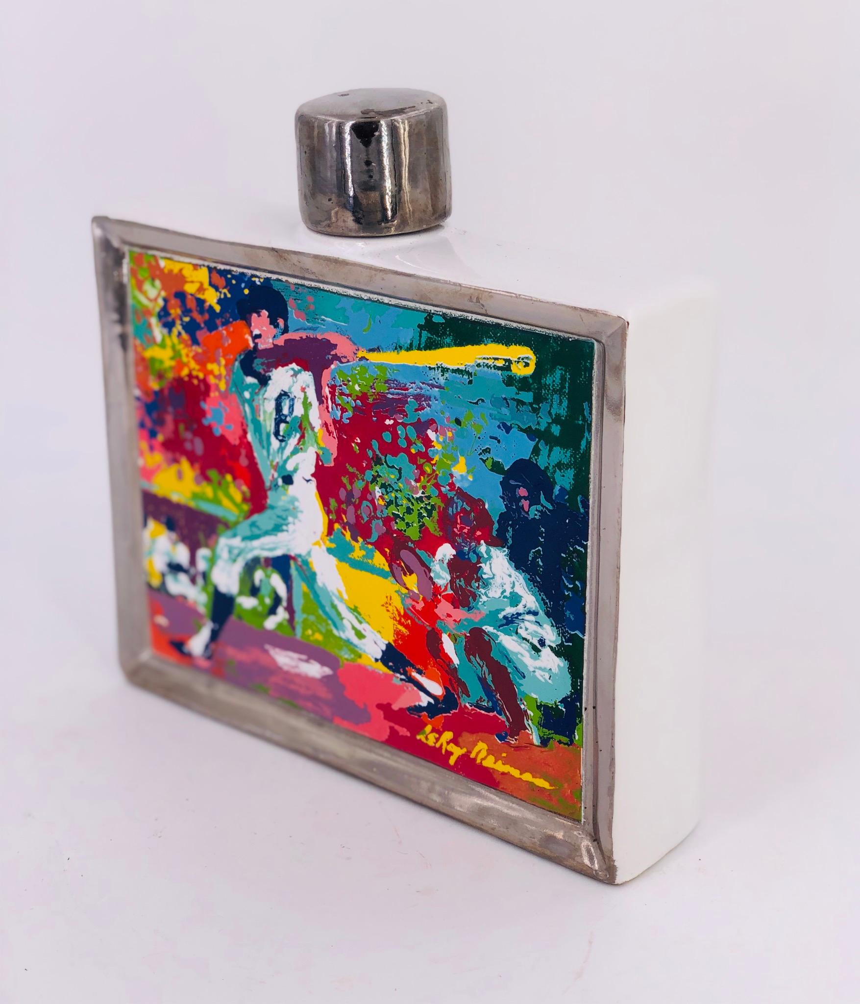 Americano Decanter in porcellana di LeRoy Neiman Serie Decorativa Baseball Memorabillia in vendita