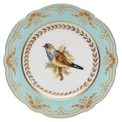 Piatto decorativo in porcellana, Francia, fine del XIX secolo