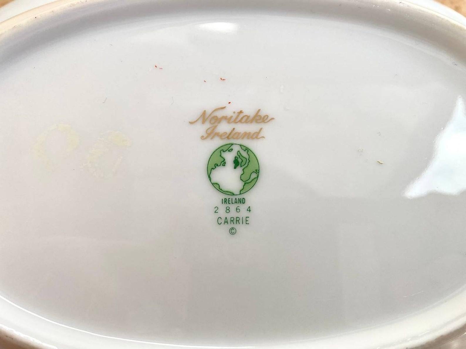 Porcelain Deep Oval Dish Noritake Ireland Sauce Bowl 3