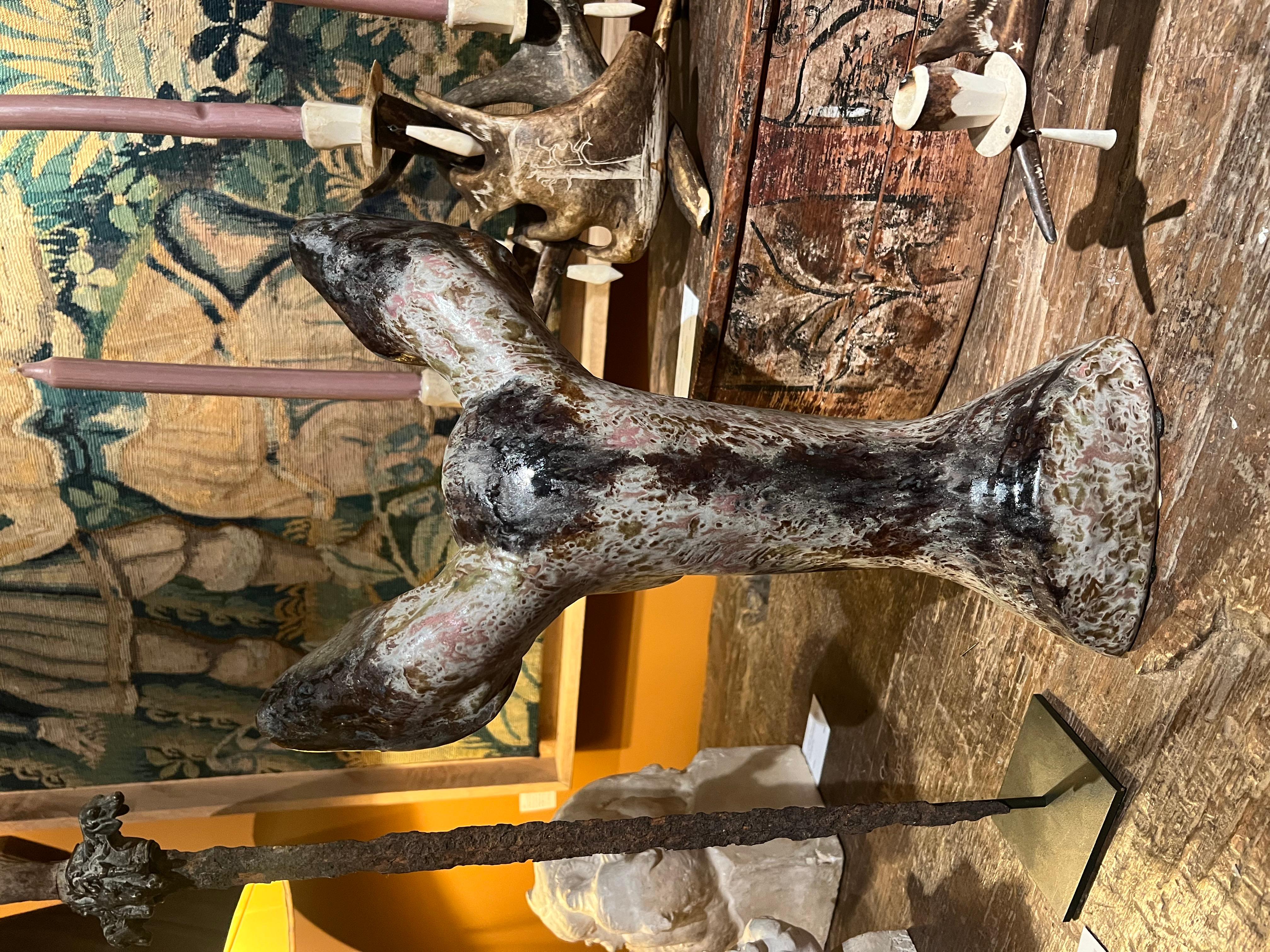 Spanish Porcelain Deer Head Sculpture by LLadro