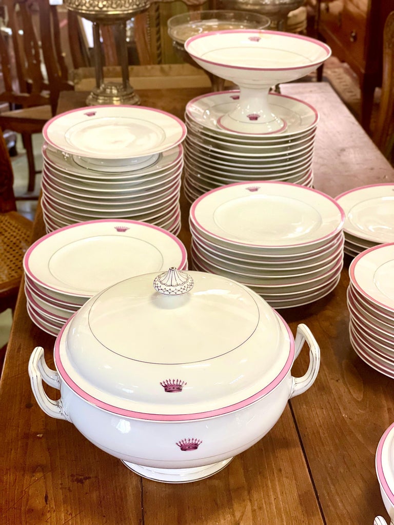 Vajilla de porcelana del siglo XIX de la Maison Charles Pillivuyt