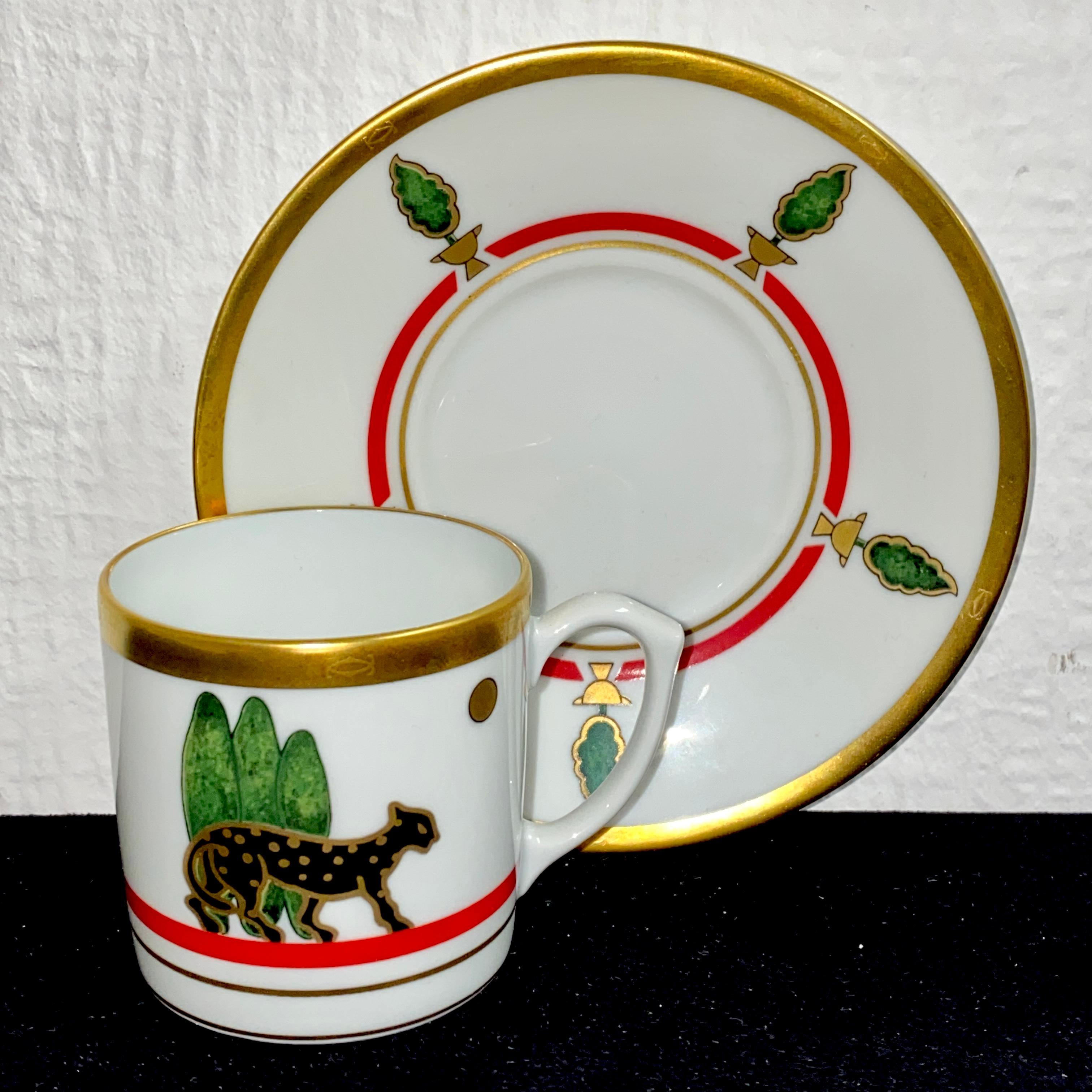 20th Century Porcelain Dinnerware, Tableware by Limoges and La Maison de Louis Cartier