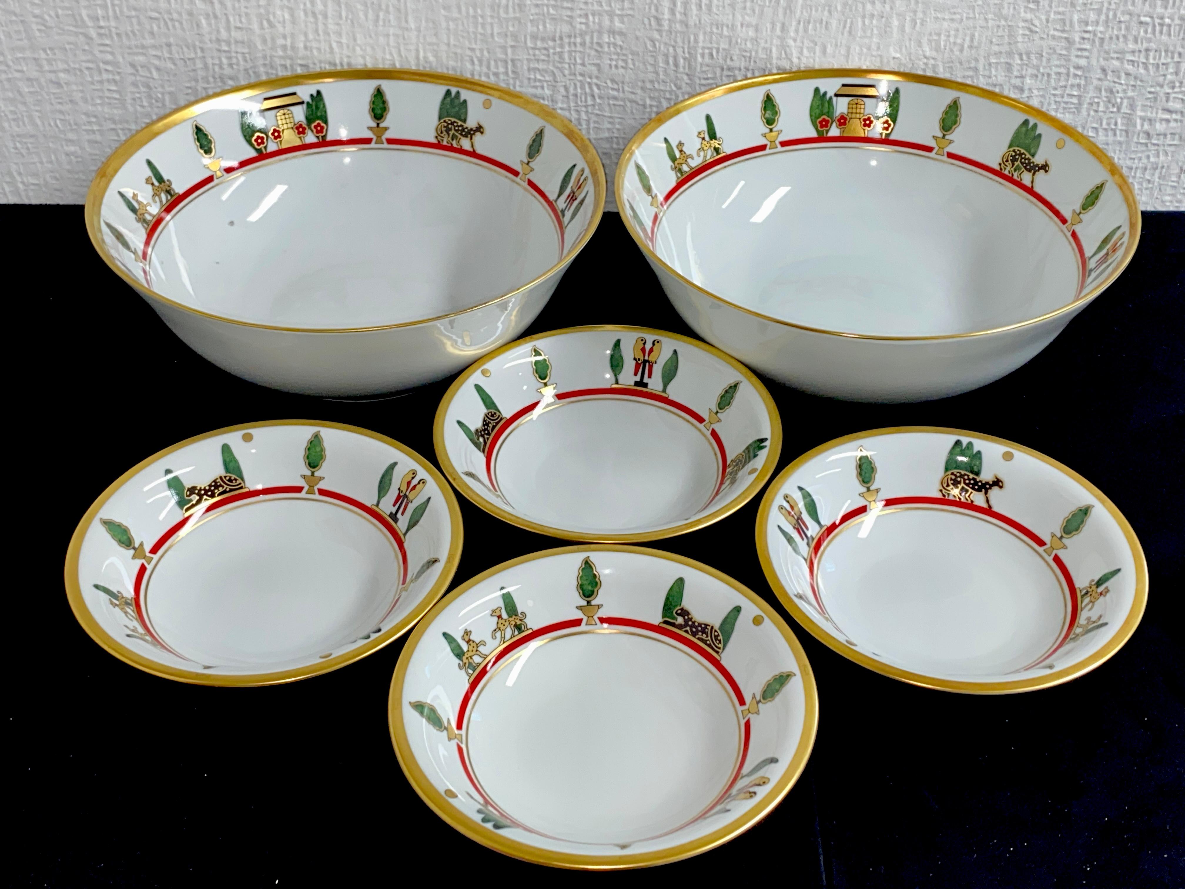 Porcelain Dinnerware, Tableware by Limoges and La Maison de Louis Cartier 1