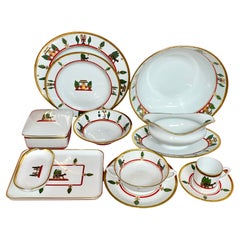 Porcelain Dinnerware, Tableware by Limoges and La Maison de Louis Cartier