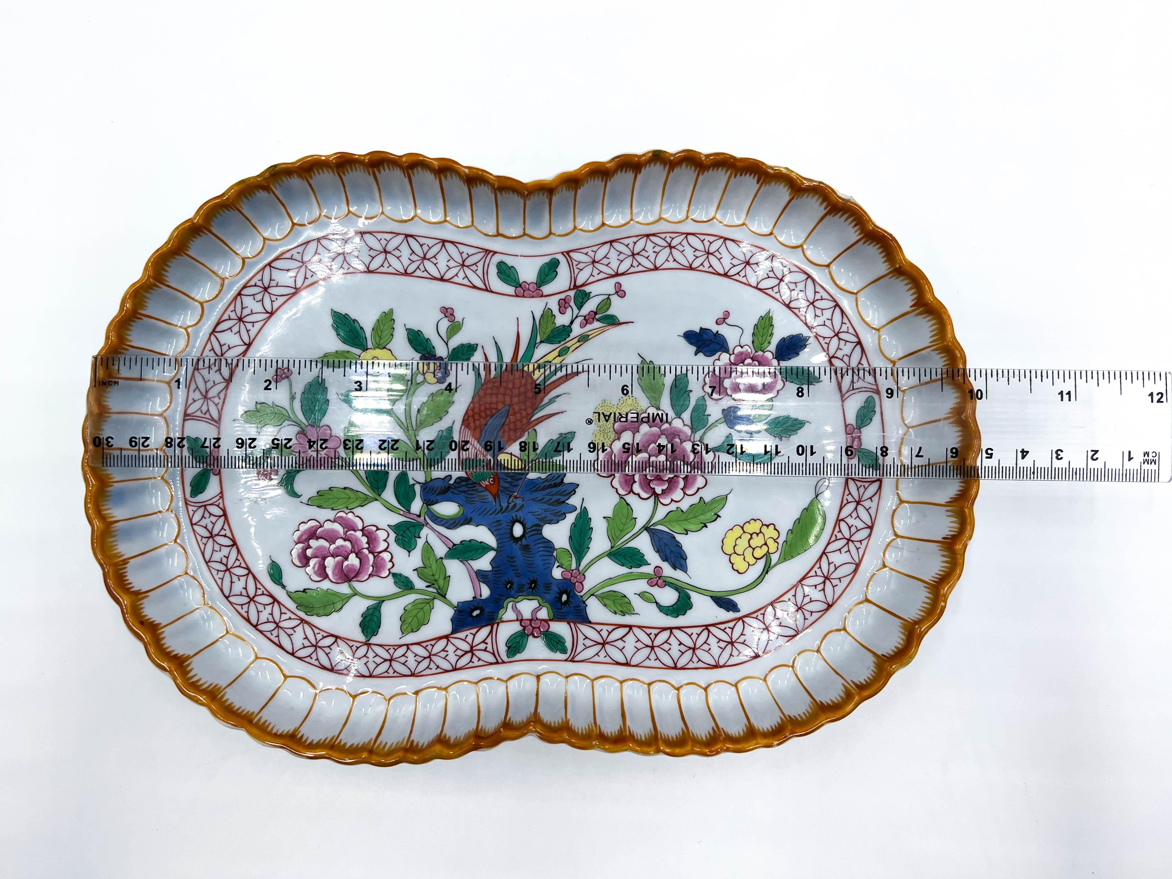 Porcelain Dish by Herend, Hungary - Very Rare Piece For Sale 1