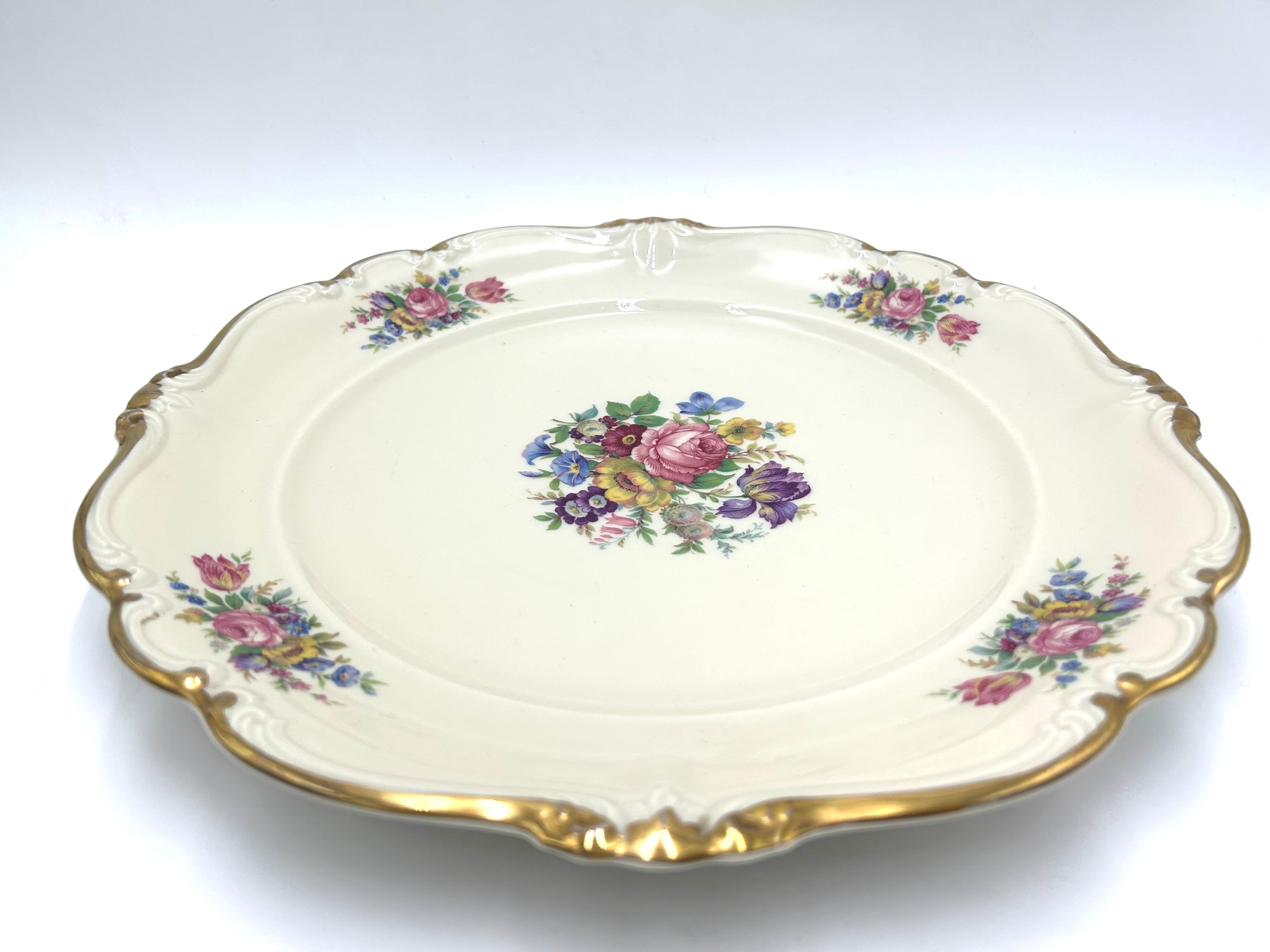Porcelain Dish, Rosenthal Pompadour, Germany, 1944 In Good Condition For Sale In Chorzów, PL