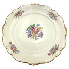 Plat en porcelaine, Rosenthal Pompadour, Allemagne, 1944.