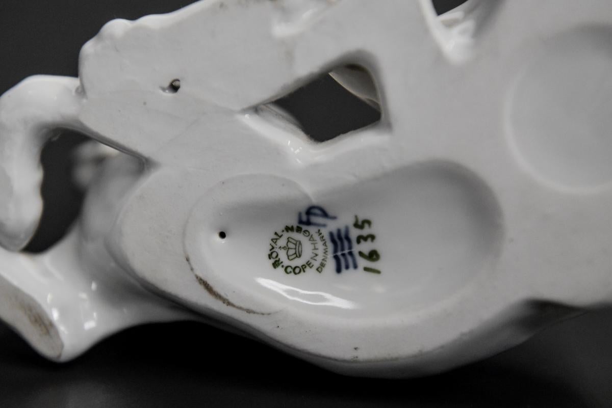 Porcelain Dog Figurine Royal Copenhagen In Excellent Condition In Chorzów, PL