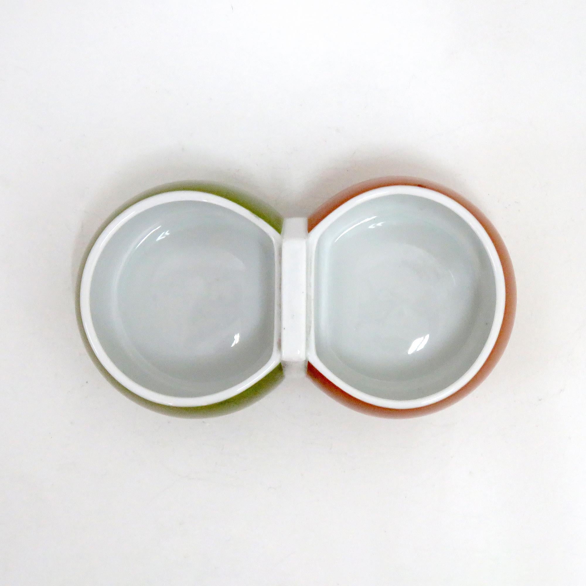 Porcelain Double Dip Bowls 'Chromatics' by Arzberg, 1971 For Sale 3