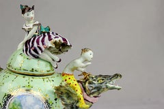 Porzellan Dra Drache, handgefertigt in Italien, handgefertigtes Design 2021