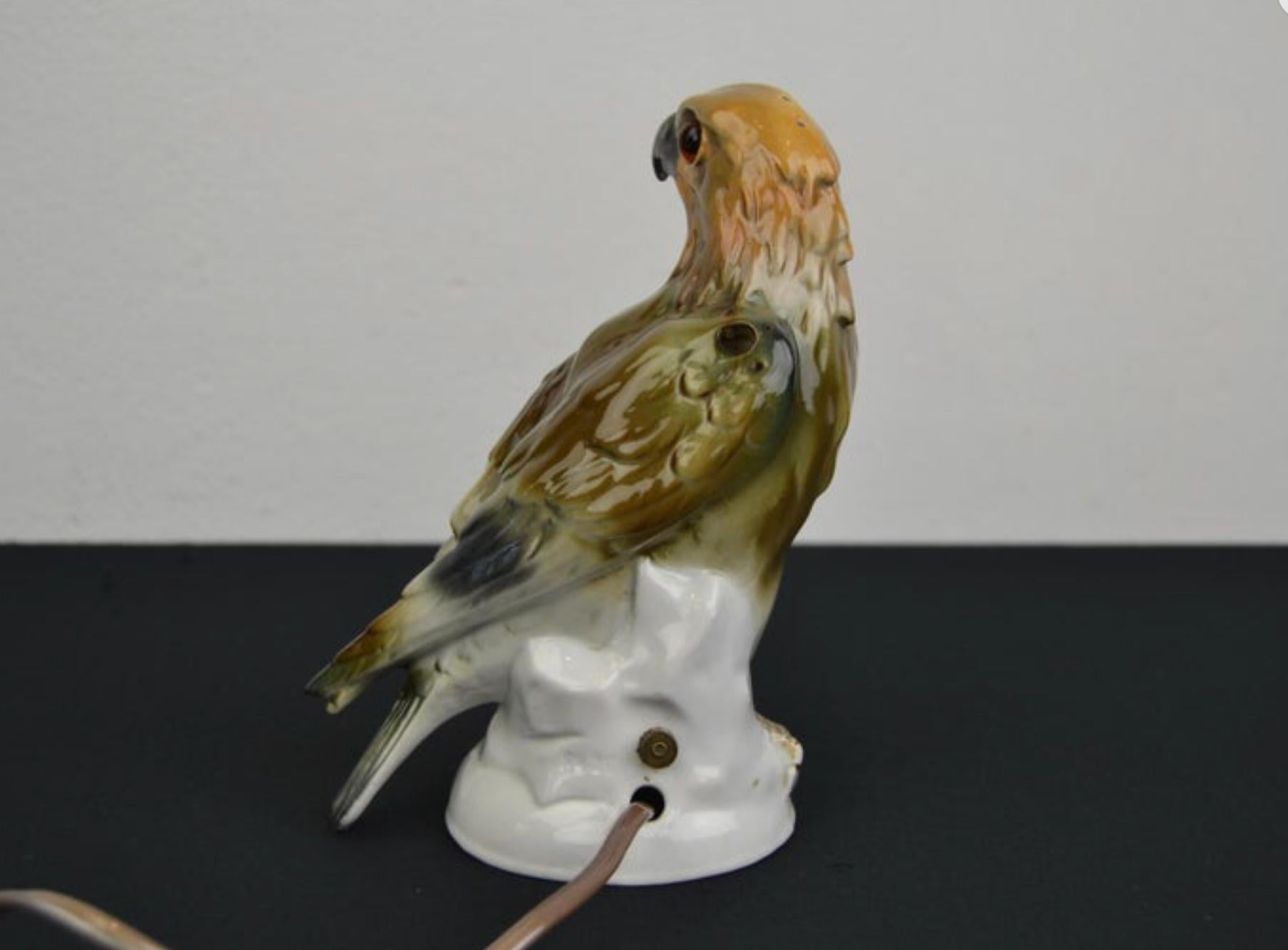 Porcelain Eagle Perfume Lamp, 1930s, Germany For Sale 7