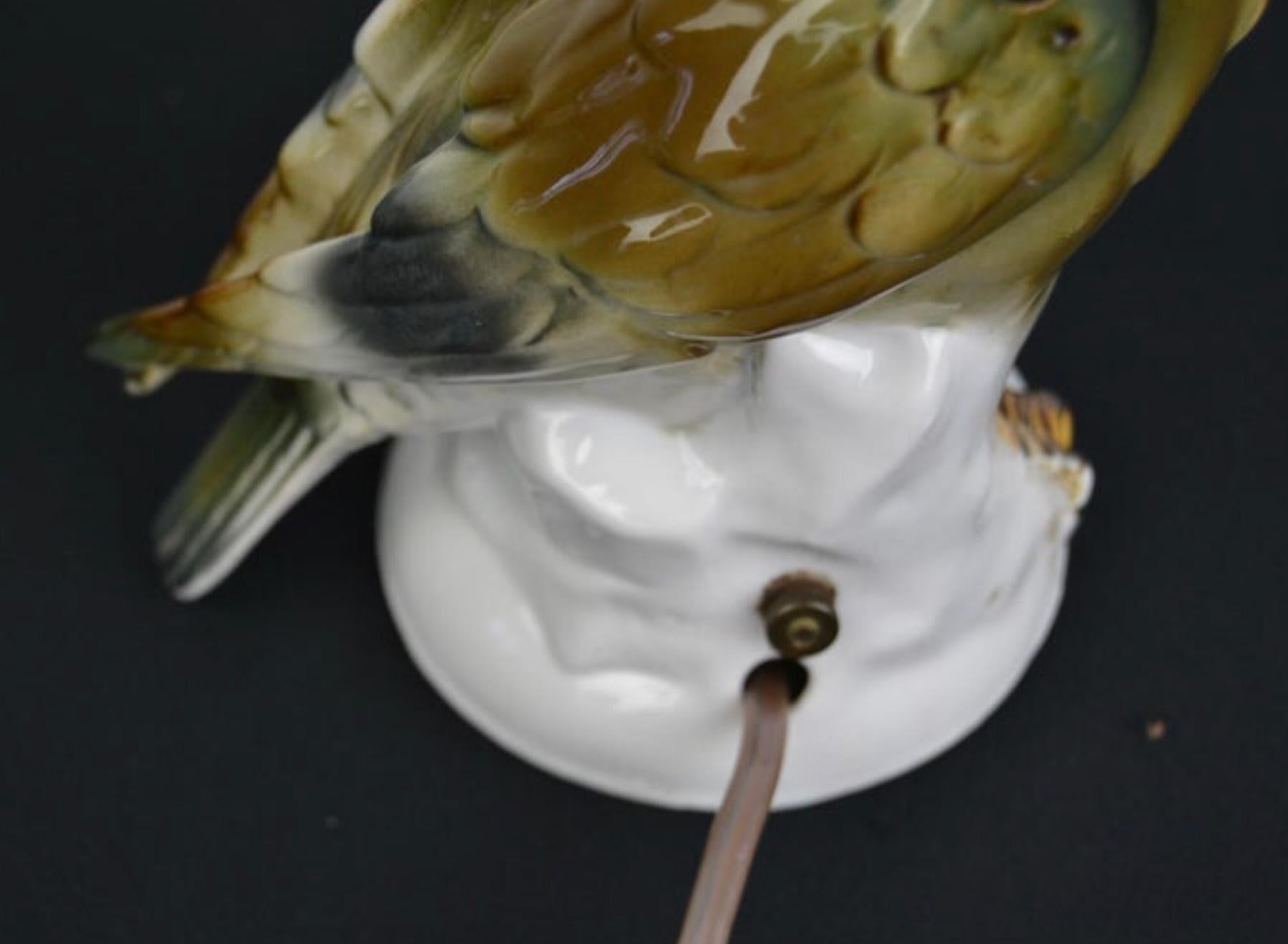 Porcelain Eagle Perfume Lamp, 1930s, Germany For Sale 9