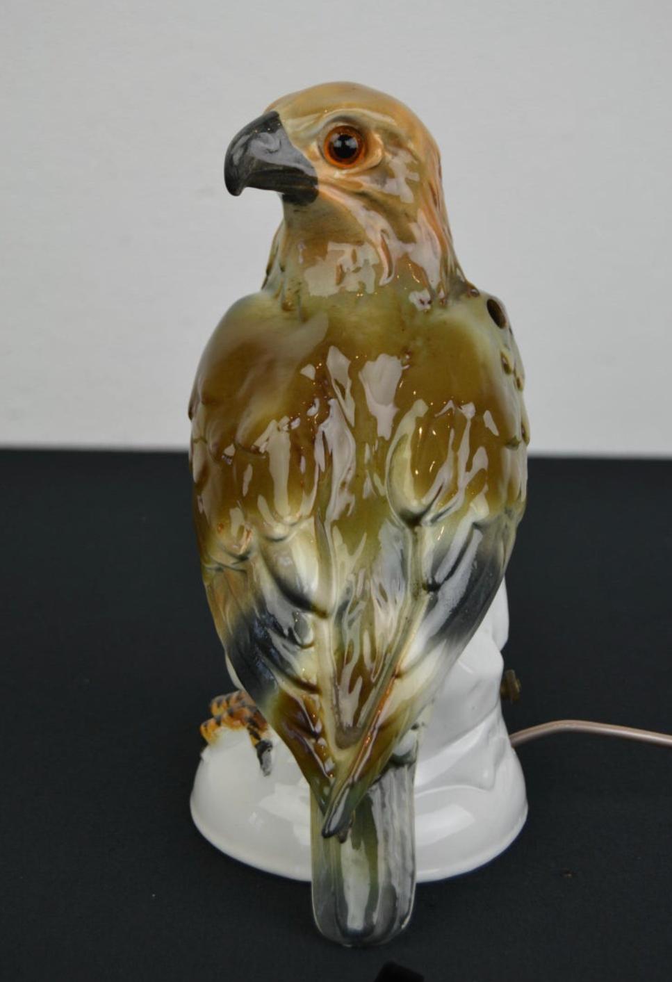 Porcelain Eagle Perfume Lamp, 1930s, Germany For Sale 10