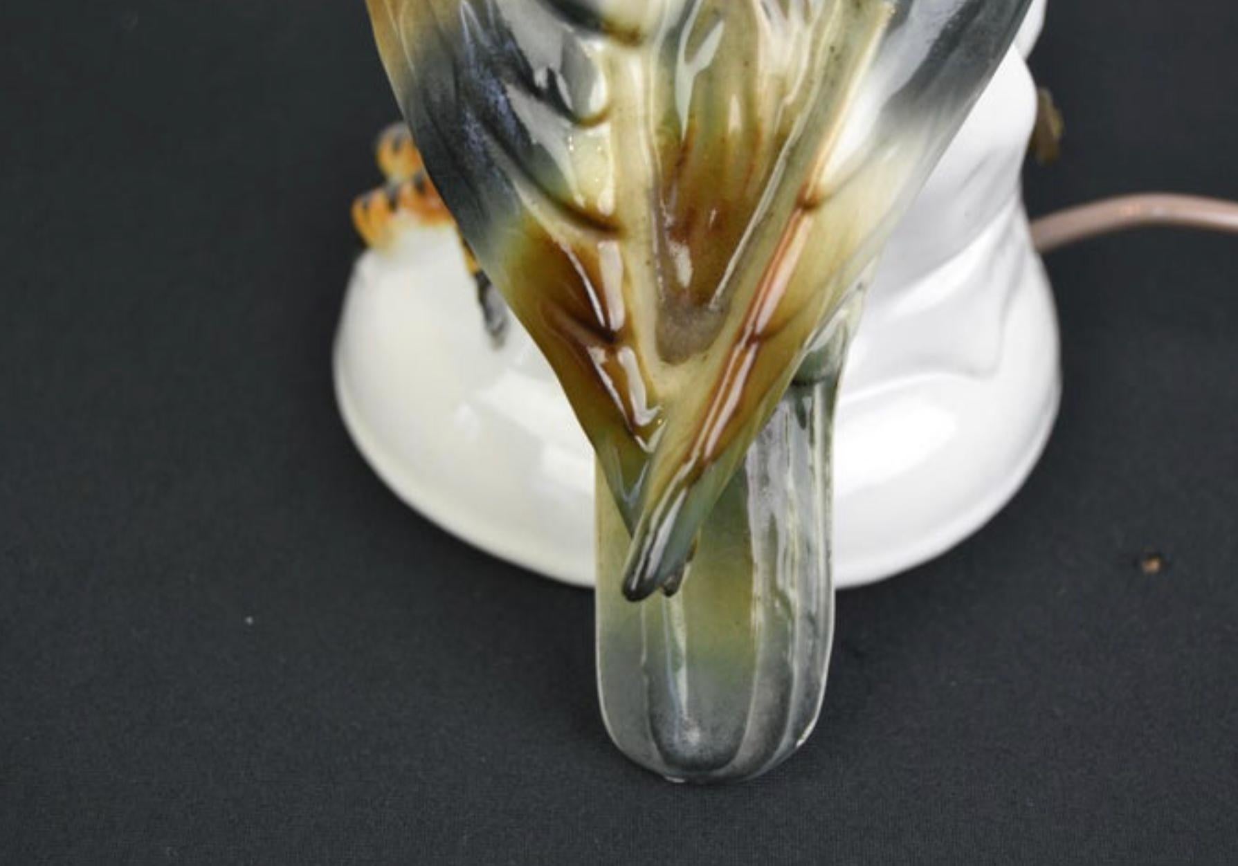 Porcelain Eagle Perfume Lamp, 1930s, Germany For Sale 13