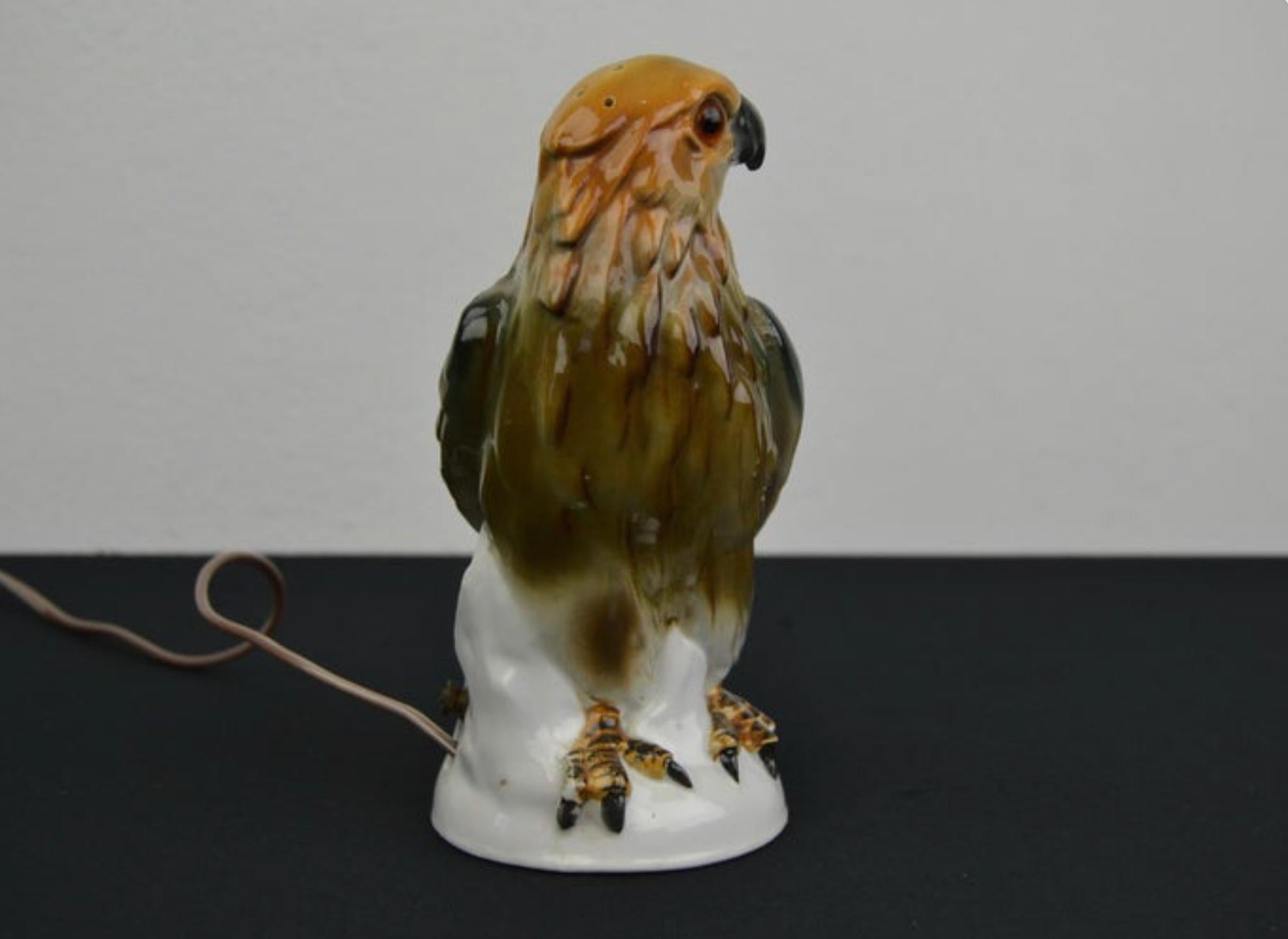 Porcelain Eagle Perfume Lamp, 1930s, Germany For Sale 4