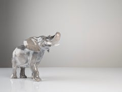 Porcelain Elephant by Peter Herold for Royal Copenhagen, 1915