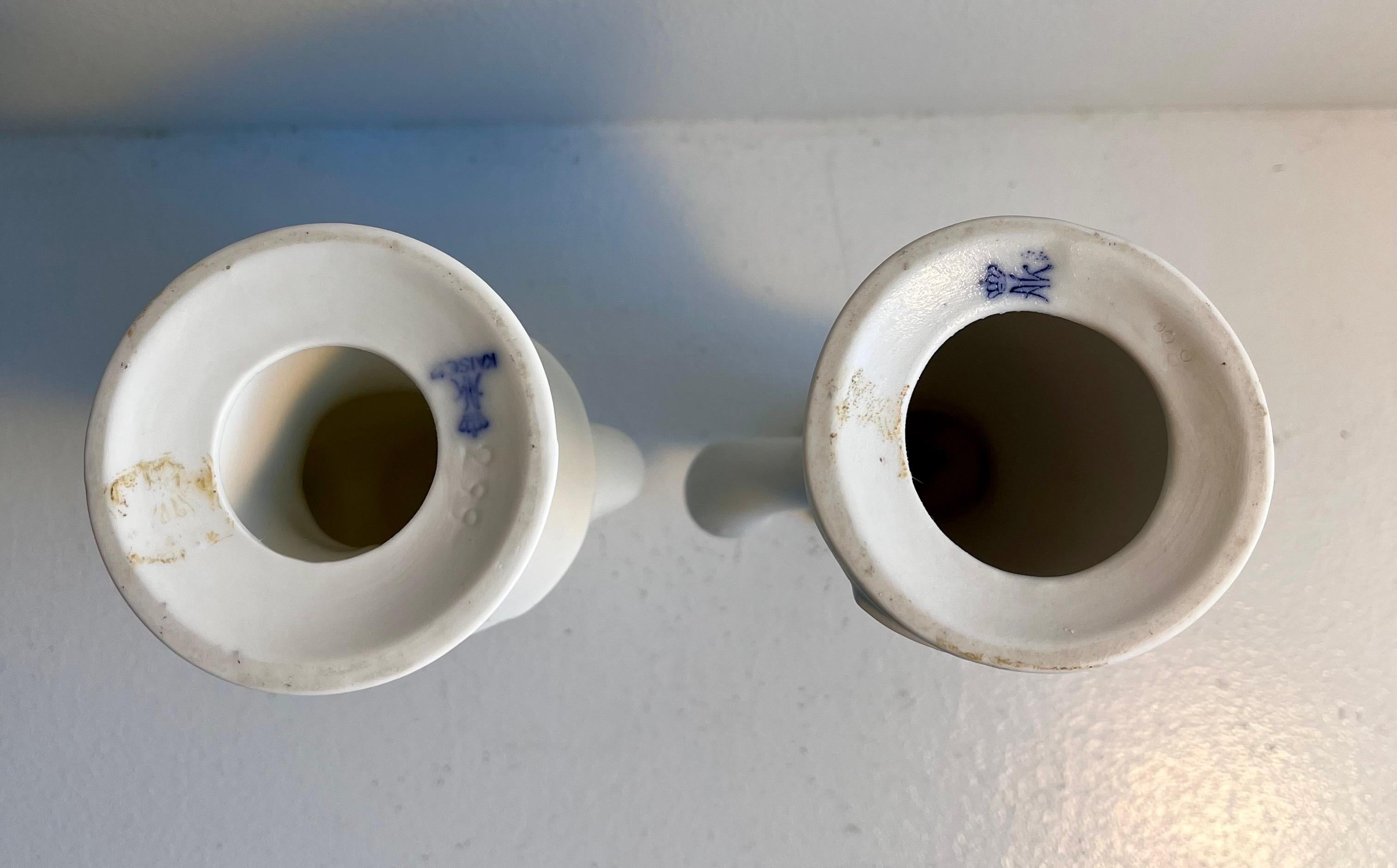 Porcelain Figurative Candle Holders in the style of Bjorn Wiinblad by AK Kaiser For Sale 6