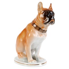 Porcelain Figure "Bulldog", ЛФЗ - Leningrad Porcelain Factory, Saint Petersburg