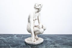 Porcelain Figure "Crouching" Fritz Klimsch for Rosenthal, Germany, 1907-1956
