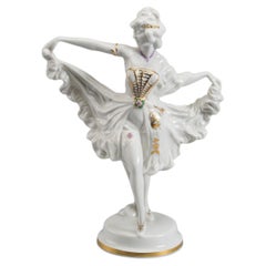 Figura de porcelana «Bailarina», Alemania, de Hutschenreuther, 1920-1938
