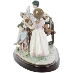 Porcelain Figure "Enchanted Outing, Limited Edition" Sculptor by Antonio Ramos