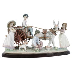 Porcelain Figure "Enchanted Outing, Limited Edition" Sculptor by Antonio Ramos