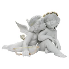 Porcelain figure "Eros and Psyche", Spain, Valencia by Lladró, 2010s