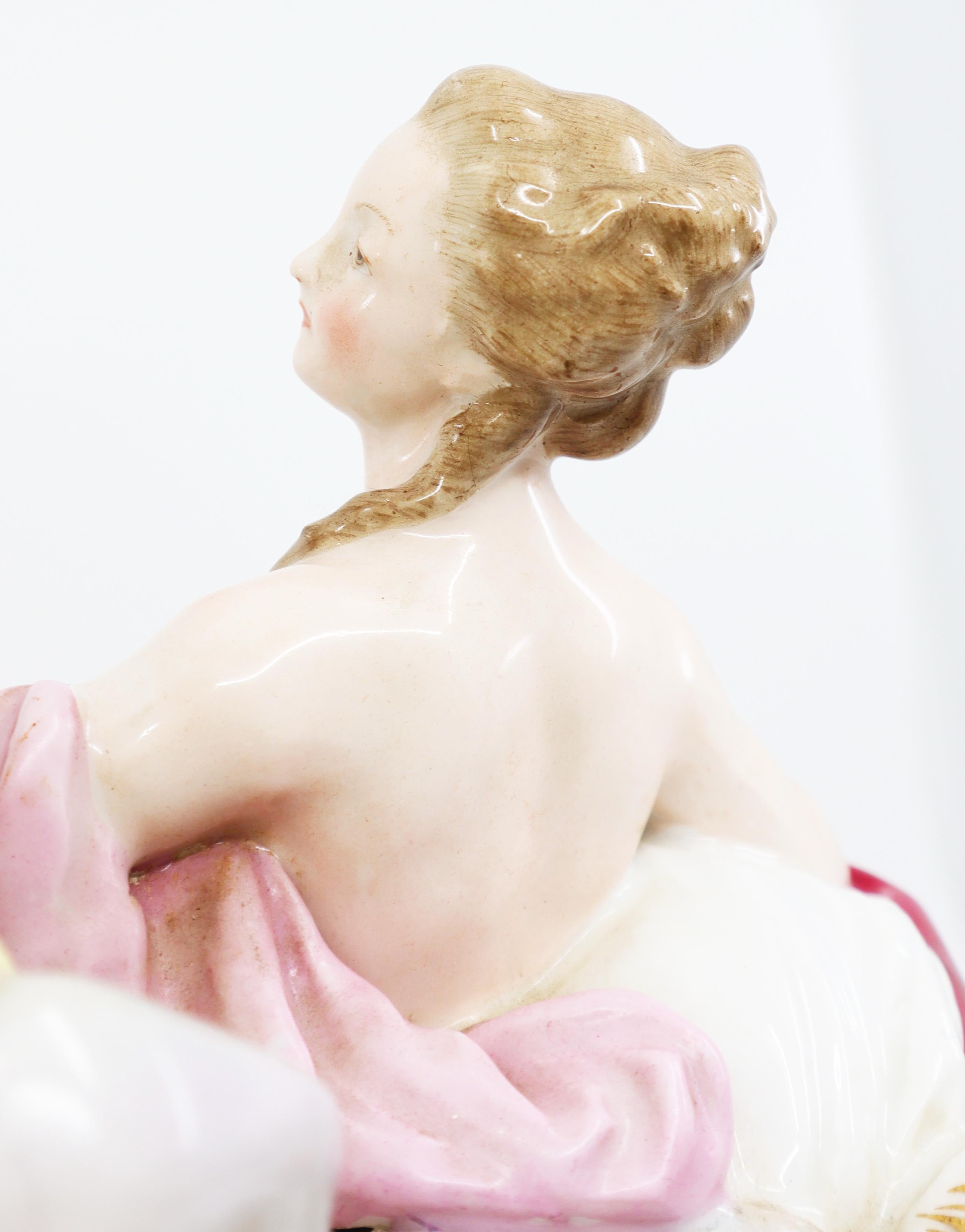 Groupe de Vénus et de Muses Samson en porcelaine 19ème siècle, Sèvres français en vente 4